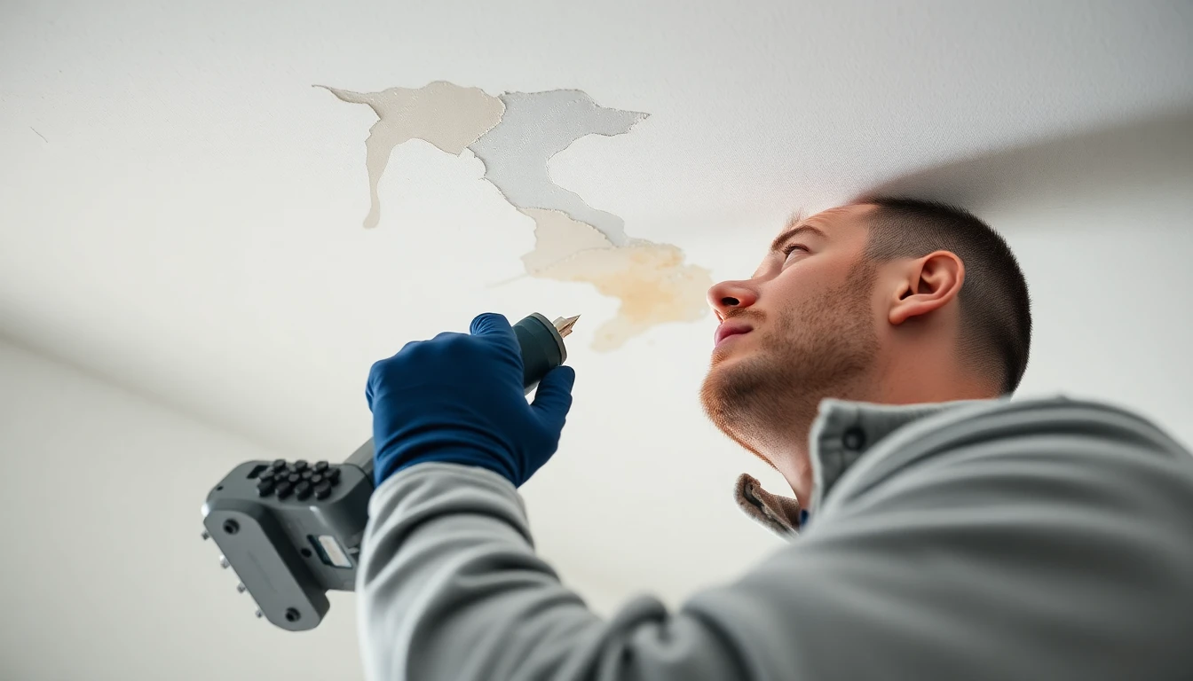 Ceiling Water Damage Repair